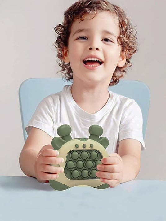 Quick Push Toy with Lights and POP-UP Patterns