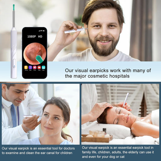 Ear Cleaner with 1080P HD Otoscope Camera