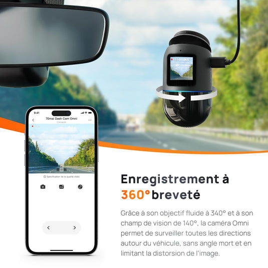 Dash Cam Rotation 360°