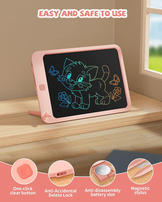 LCD Writing Tablet 10 Inch, Toys for 3 4 5 6 7 8 9 10 Year Old Boys Girls