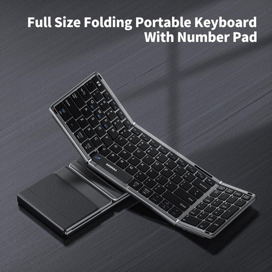 Folding Keyboard with Number Pad