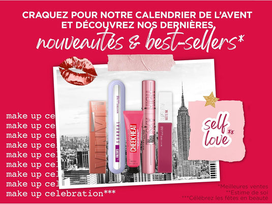 Maybelline New York - Calendrier de l'Avent 2024